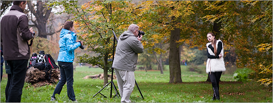 Fotografování v Grébovce